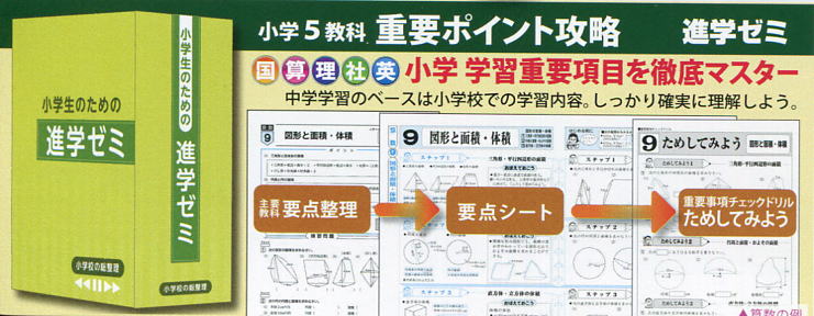 小学学習の総まとめ　進学ゼミ