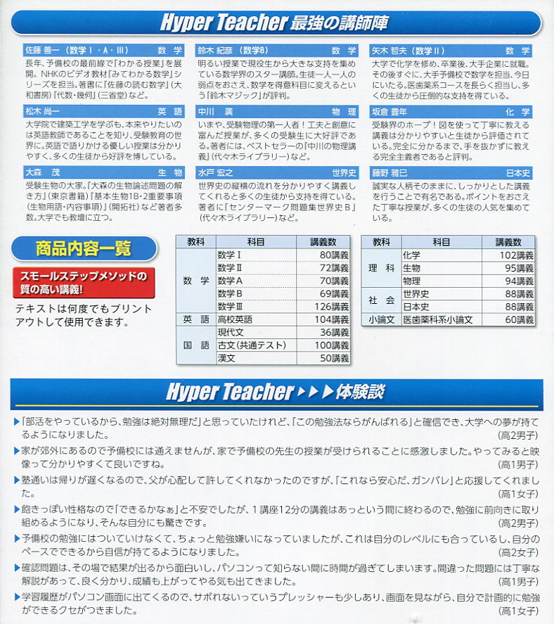 高校性教材「ハイパーティーチャ―高校基礎」