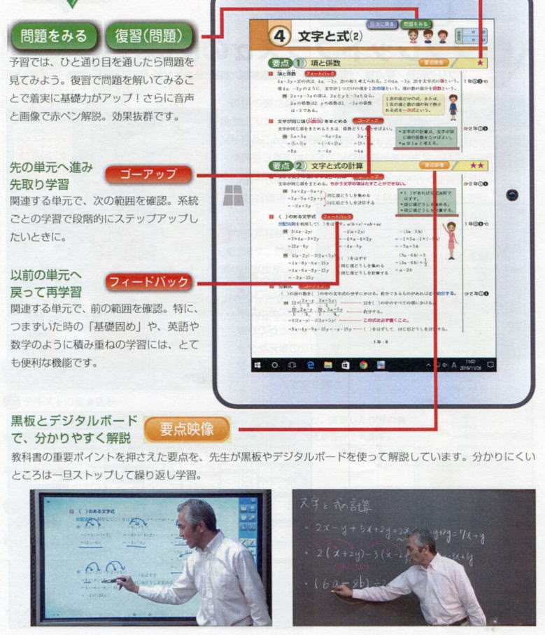 問題をみる・復習（問題）・要点映像