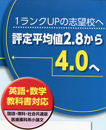 ハイメックス「ハイパーティーチャ―高校基礎」　1ランクアップの志望校へ　評定偏差値2.8から4.0へ